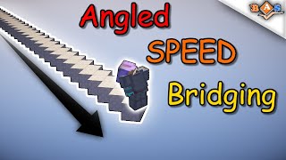 How to Diagonally Speed Bridge in Minecraft  BAS [upl. by Ritter]