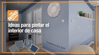 Ideas para pintar el interior de casa  Pintura  The Home Depot Mx [upl. by Sokin]