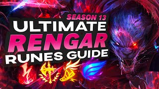 The OFFICIAL Season 13 RENGAR Runes Guide [upl. by Plafker]