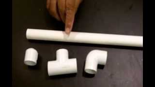 Beginner Tutorial Cut and Assemble PVC Pipe [upl. by Ardnaet]