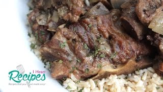 Soul Food Style Pork Neck Bones  I Heart Recipes [upl. by Quintana]