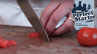 How to cut tomato concasse [upl. by Islehc176]