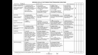 Braden Scale for the Prediction of Pressure Ulcer Risk A Practical Guide [upl. by Yetac609]