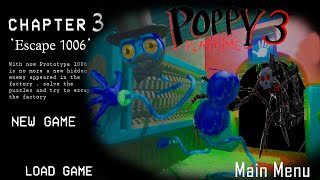 Poppy Playtime Chapter 3 Prototype Experiment 1006  Poppy Doggy Trailer Version [upl. by Euqinamod]