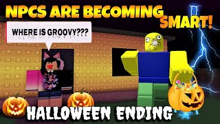 ROBLOX NPCs are becoming smart  HALLOWEEN ENDING NEW [upl. by Silden837]