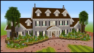 Minecraft How To Build a Mansion  PART 2 [upl. by Imoen]