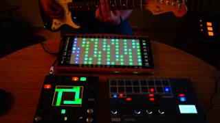 Tips for adding live looping in your setup Electribe LinnStrument and Kaossilator [upl. by Artenak]