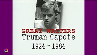 Great Writers  Truman Capote 1997 TV Documentary [upl. by Anikahs848]