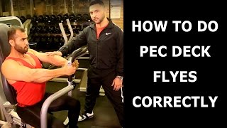 How to do a pec deck fly correctly  Get Strong with Kaizzad [upl. by Rebhun568]