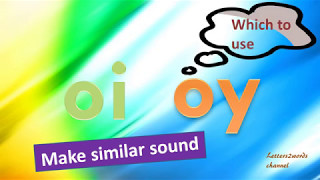 oi and oy  spelling rule  sounds [upl. by Airamanna]