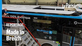 Des bus 100 électrique et 100 français avec des batteries conçues en Bretagne [upl. by Alocin]