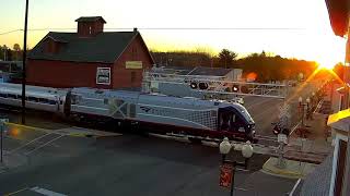 AMTK 371 main cam arriving Bangor Michigan 1142020 [upl. by Lamphere978]