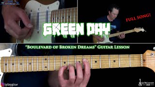 Boulevard of Broken Dreams Guitar Lesson  Green Day [upl. by Aitnom]