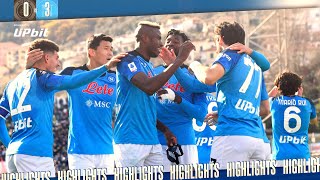 HIGHLIGHTS  Spezia  Napoli 03  Serie A  21ª giornata [upl. by Northey]