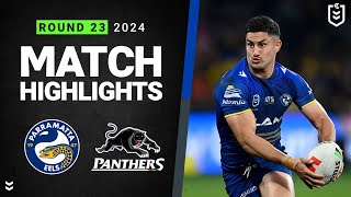 NRL 2024  Eels v Panthers  Match Highlights [upl. by Doig719]