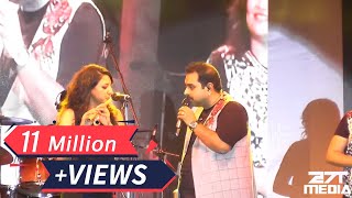 Shankar Mahadevan amp Rasika Shekar  Flute Jugalbandi at AURA 2015 GIT [upl. by Ney]