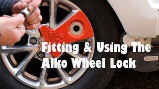 Fitting Removal and using the Alko Wheel lock [upl. by Avilla720]