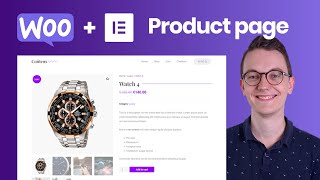 Woocommerce Product Page with Elementor Pro  How to build it yourself [upl. by Meredeth]