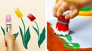 16 TRUCOS DE DIBUJO CREATIVOS PARA NIÑOS [upl. by Teiv]