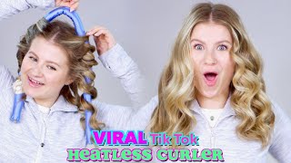 VIRAL TikTok HEATLESS Hair Curler [upl. by Acinoryt47]