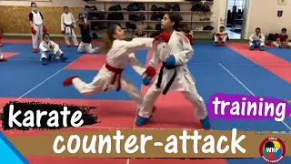 counter attack karate Training Techniques [upl. by Nazler]