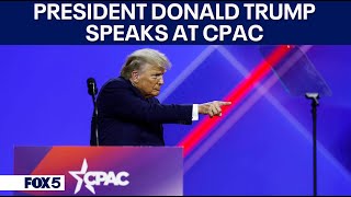 President Donald Trump speaks at CPAC [upl. by Nnyledam]