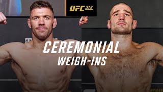 UFC 312 Ceremonial WeighIn [upl. by Macegan]