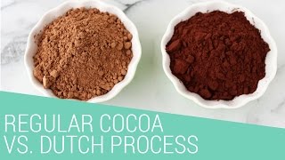 Natural Cocoa vs Dutch Process Cocoa Powder EXPLAINED [upl. by Leahcimnaes]