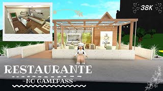 BLOXBURG Restaurante sin gamepass 38k [upl. by Sucramej367]