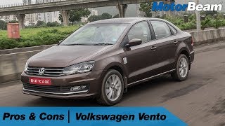 Volkswagen Vento  Pros amp Cons  MotorBeam [upl. by Rossner]