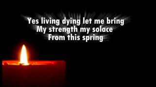 My Savior My God Karaoke style with lyrics [upl. by Annodal]