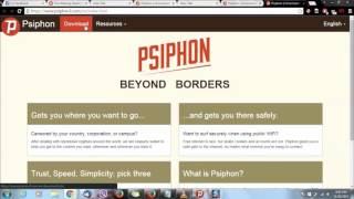 Free Internet Connect Psiphon on your Computer [upl. by Eirehc782]