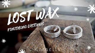 LOST WAX Jewelry Technique How I finish casted rings [upl. by Siahc885]