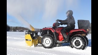 Rammy Snowblower 120 ATV EC 5min Electric Control [upl. by Enala547]