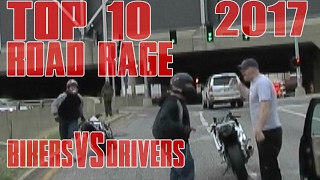 TOP 10 Motorcycle ROAD RAGE In America Compilation Video Biker VS Driver ANGRY People STUPID Drivers [upl. by Aseen]