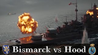 How Did Bismarck Destroy Hood So Quickly  World War 2 Battles [upl. by Arvind]