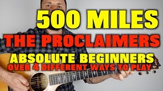 500 miles easy guitar lesson The Proclaimers [upl. by Harrad]