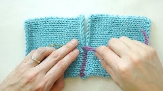 The Mattress Stitch Sewing for Knitters [upl. by Ainoet112]