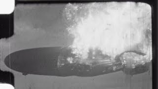 Hindenburg Zeppelin Disaster NEW footage shows start of fire reverse angle [upl. by Ares171]