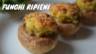 Funghi champignon ripieni  Stuffed mushrooms [upl. by Chor807]