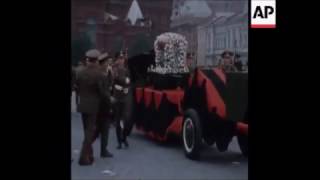 State funeral of Soviet Hero Marshal Zhukov in MoscowПохороны Жуков [upl. by Ennirak]