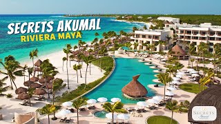 Secrets Akumal Riviera Maya  Complete Walkthrough Tour  All Public Spaces Explained 4K [upl. by Ailalue]