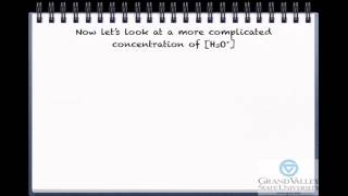 Calculating pH Using Hydronium Ion Concentration H3O [upl. by Naujud]