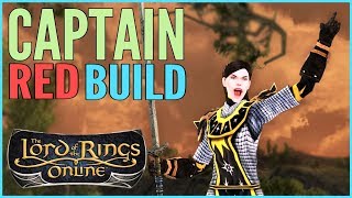 LOTRO Captain Guide Red Line Trait Build  LevelingDPS [upl. by Mylander]