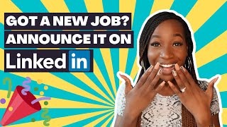 LINKEDIN NEW JOB ANNOUNCEMENT  TIPS amp EXAMPLES [upl. by Yerahcaz881]