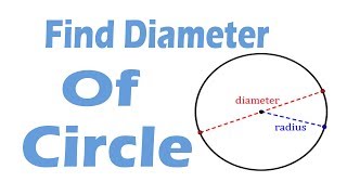 How to Find The Diameter Of A Circle [upl. by Nadean140]