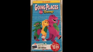 Going Places With Barney Blockbuster Exclusive 2002 VHS [upl. by Knowle]