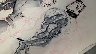 How To Draw Metal Skin [upl. by Plante]