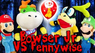 Crazy Mario Bros Bowser Jr VS Pennywise [upl. by Rianna591]