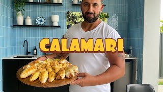 HOW TO MAKE CALAMARI  4 DIFFERENT WAYS  therealgreekchef [upl. by Raychel680]